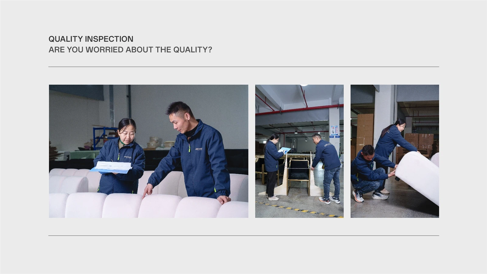 High-standard quality inspection High-standard quality inspection